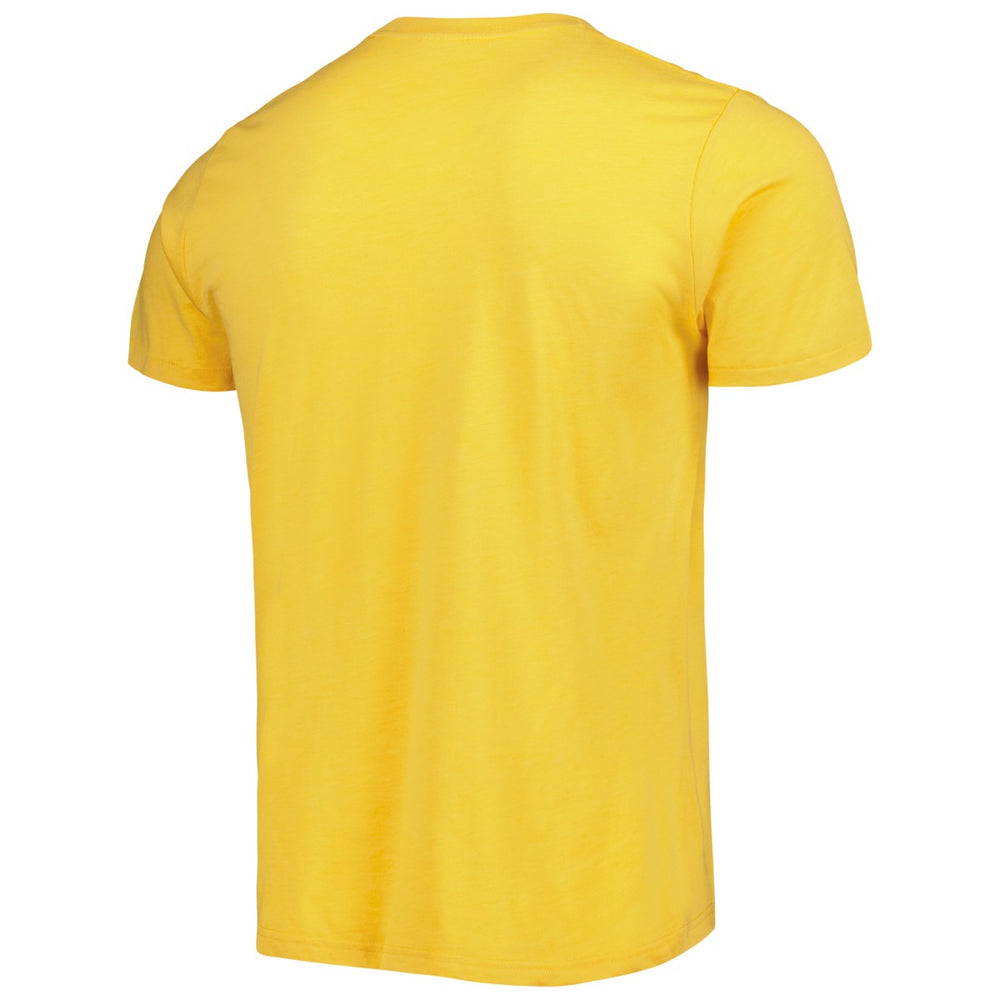 Utah Jazz Homage Unisex Team Mascot Tri-Blend T-Shirt - Gold for sale