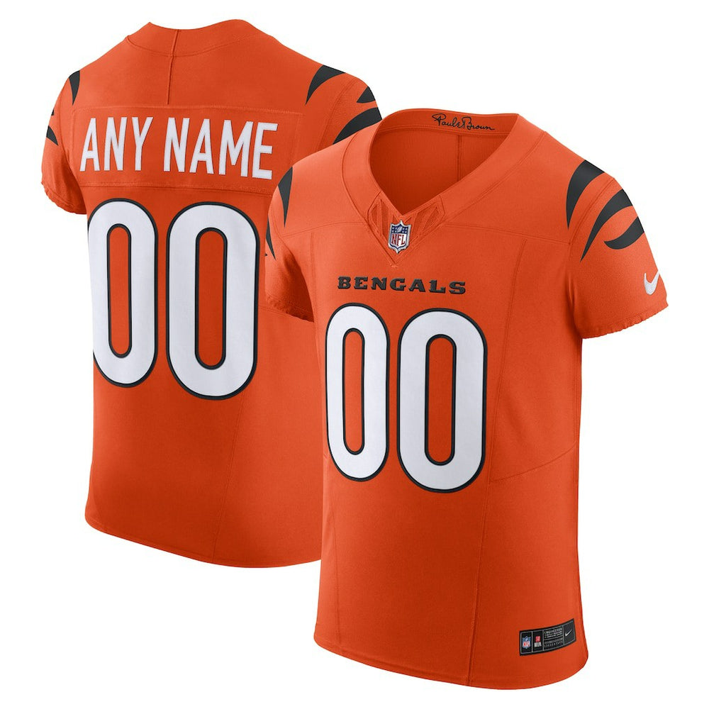 Cincinnati Bengals Alternate Vapor F.U.S.E. Elite Custom Jersey - Men's Orange discount