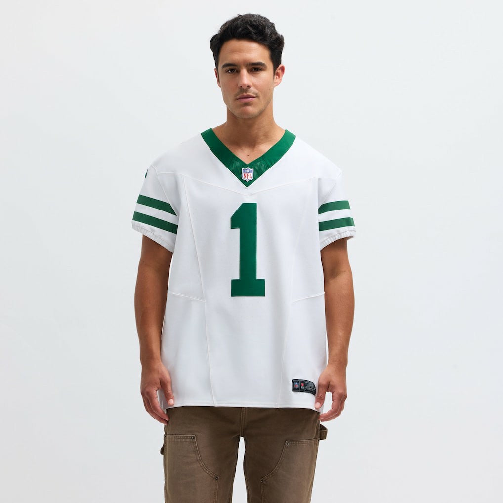 Ahmad Sauce Gardner New York Jets Alternate Vapor F.U.S.E. Elite Jersey - White for sale