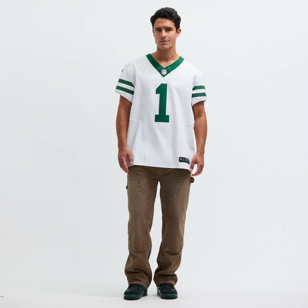 Ahmad Sauce Gardner New York Jets Alternate Vapor F.U.S.E. Elite Jersey - White for sale