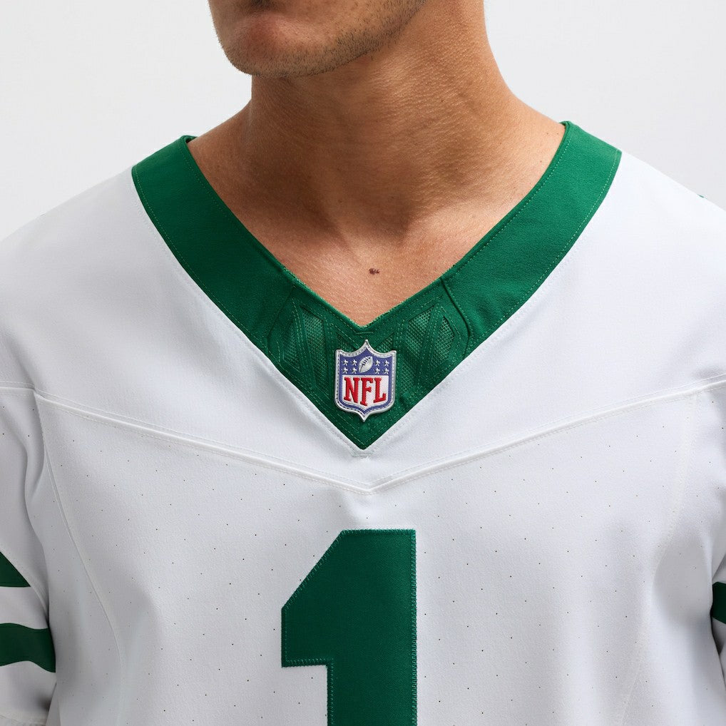 Ahmad Sauce Gardner New York Jets Alternate Vapor F.U.S.E. Elite Jersey - White for sale