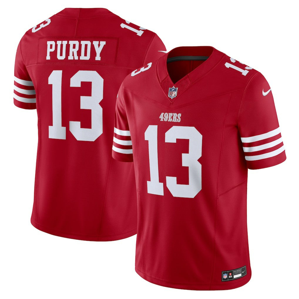 Brock Purdy San Francisco 49ers Vapor F.U.S.E. Limited Jersey - Scarlet sale