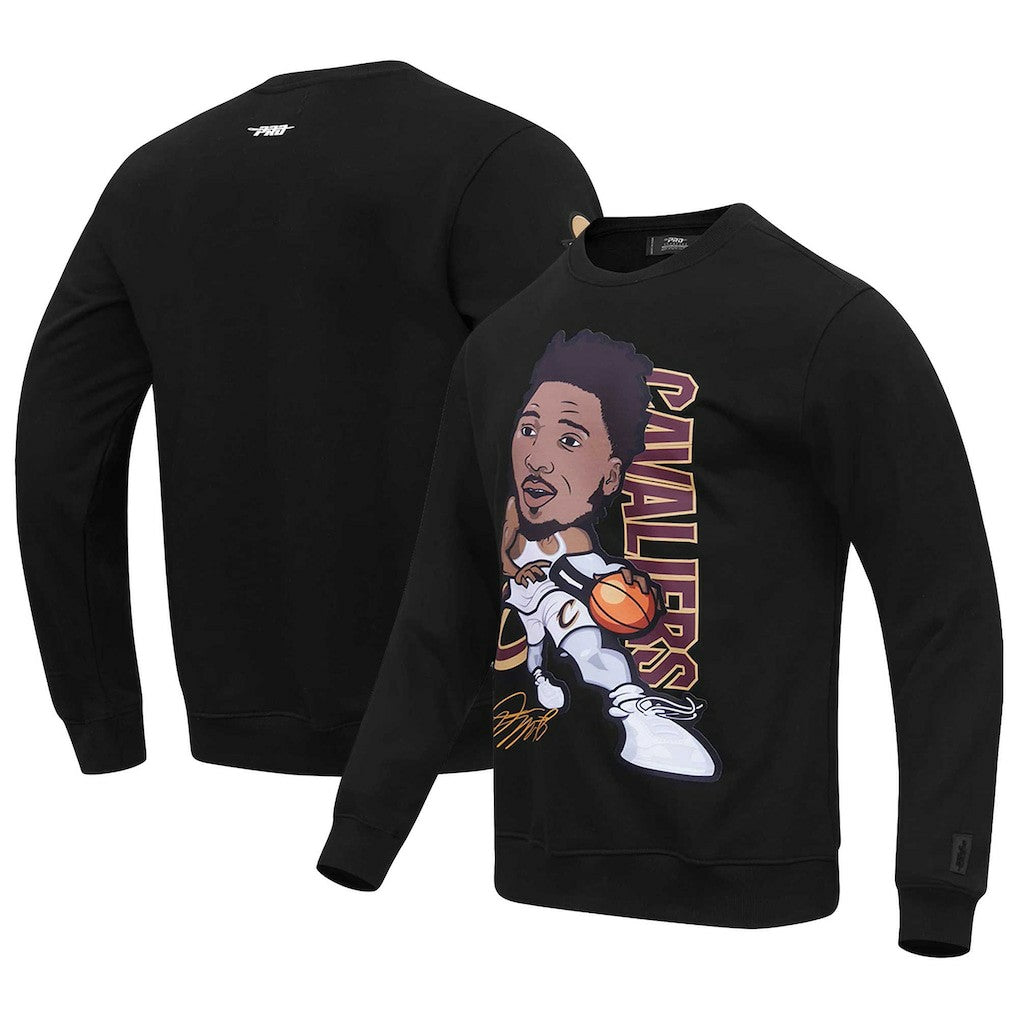 Donovan Mitchell Cleveland Cavaliers Pro Standard Avatar Pullover Sweatshirt sale - Black sale