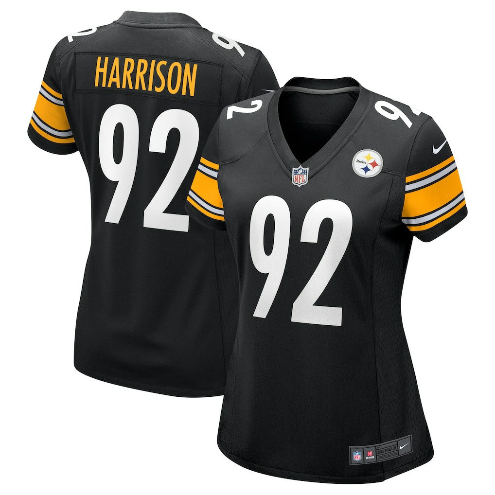 James Harrison Pittsburgh Steelers Women's Retired Game Jersey - Black outlet