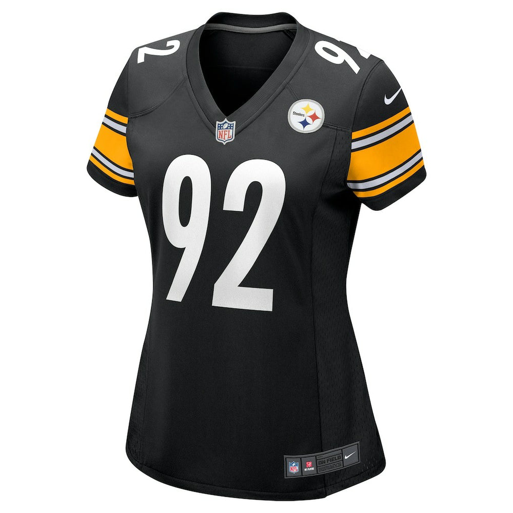 James Harrison Pittsburgh Steelers Women's Retired Game Jersey - Black outlet