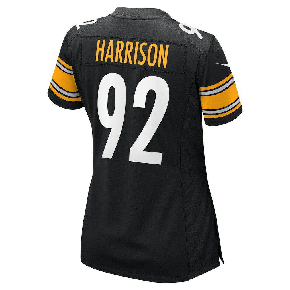 James Harrison Pittsburgh Steelers Women's Retired Game Jersey - Black outlet