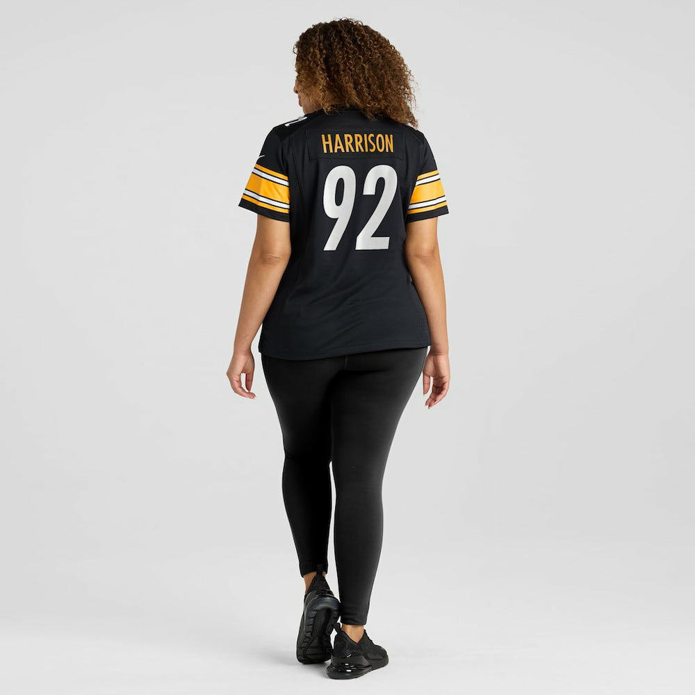 James Harrison Pittsburgh Steelers Women's Retired Game Jersey - Black outlet