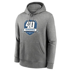 Indianapolis Colts 40th Anniversary Club Pullover Hoodie - Heather Gray outlet