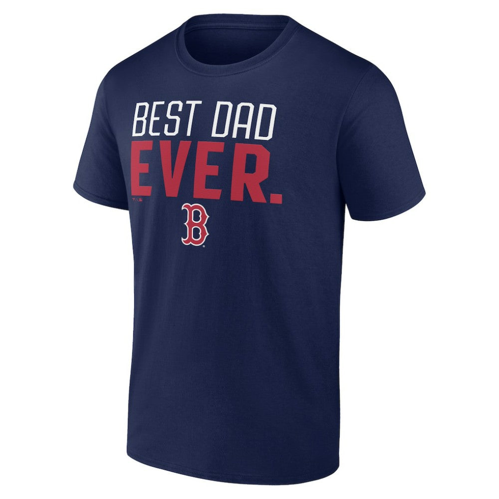 Boston Red Sox Best Dad Ever T-Shirt Navy