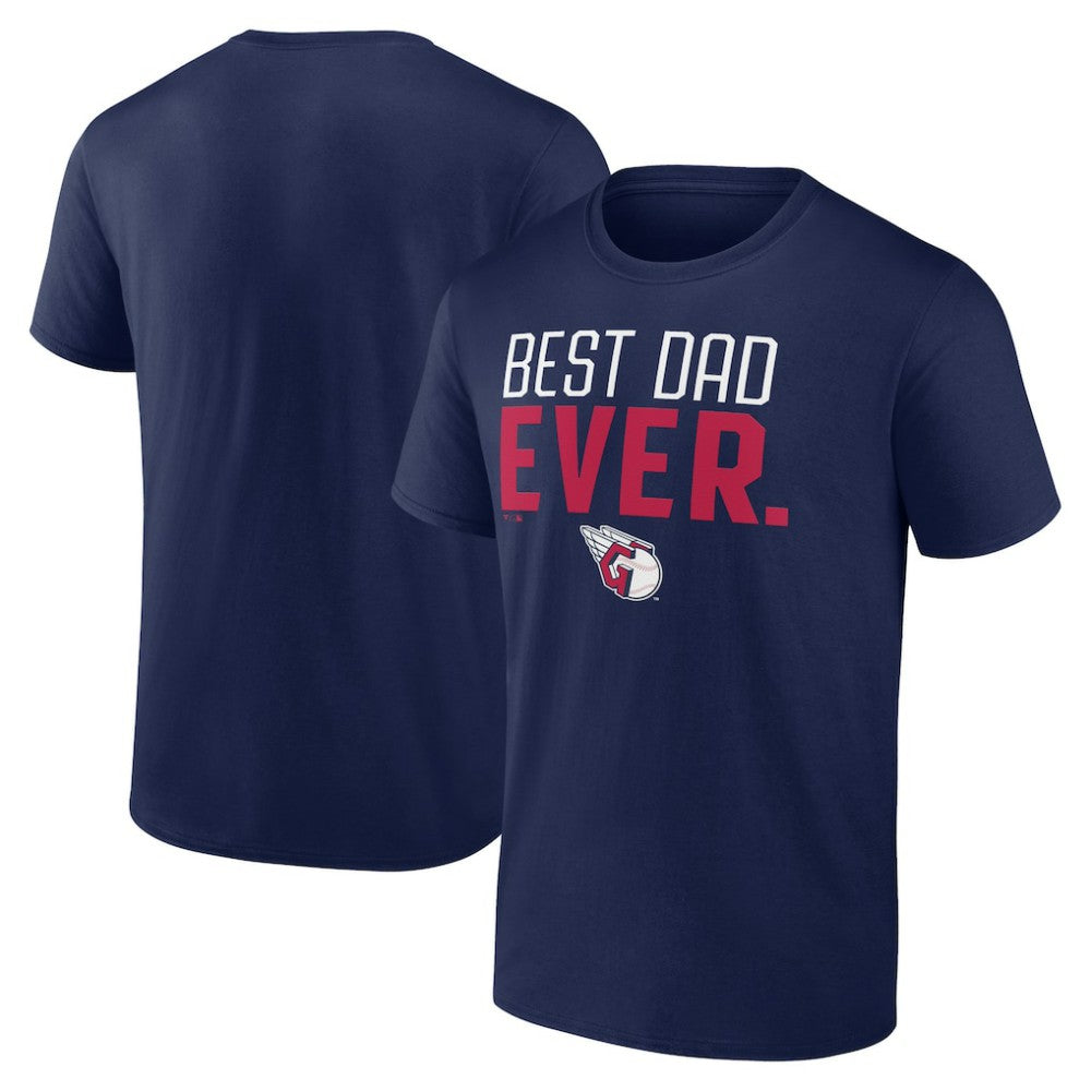 Cleveland Guardians Best Dad Ever T-Shirt Navy