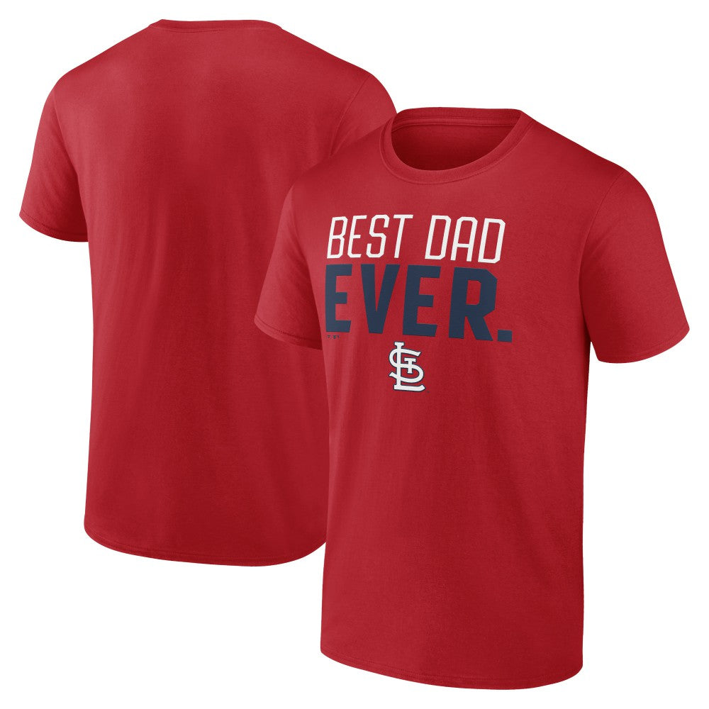 St. Louis Cardinals Best Dad Ever T-Shirt Red