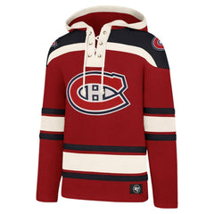 Montreal Canadiens '47 Superior Lacer Hoodie - Red Hoodies