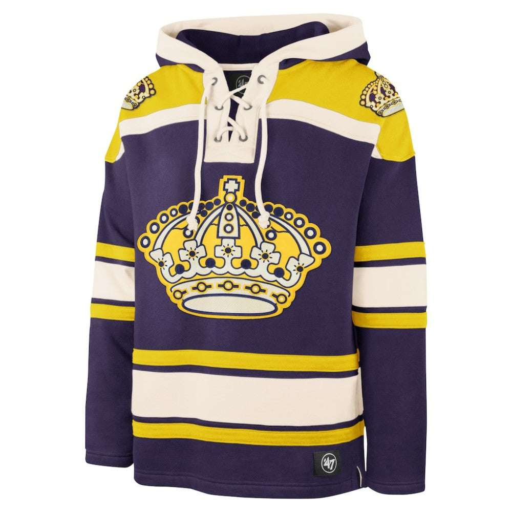 Los Angeles Kings '47 Superior Lacer Hoodie - Purple Hoodies
