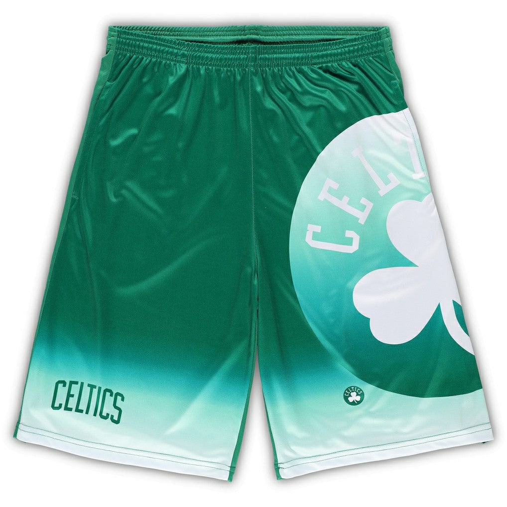 Boston Celtics Big & Tall Graphic Shorts - Kelly Green cheap