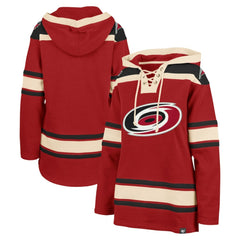 Carolina Hurricanes '47 Women's Superior Lacer Pullover Hoodie - Red Hoodies