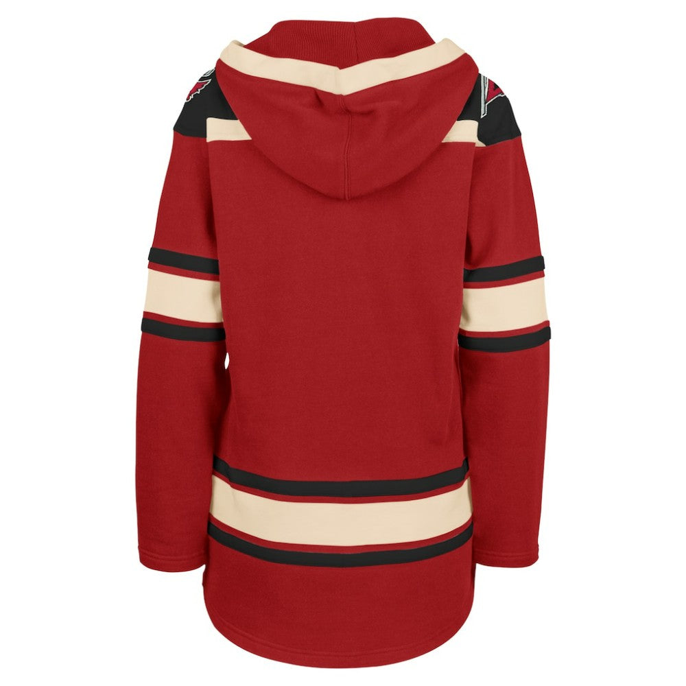 Carolina Hurricanes '47 Women's Superior Lacer Pullover Hoodie - Red Hoodies