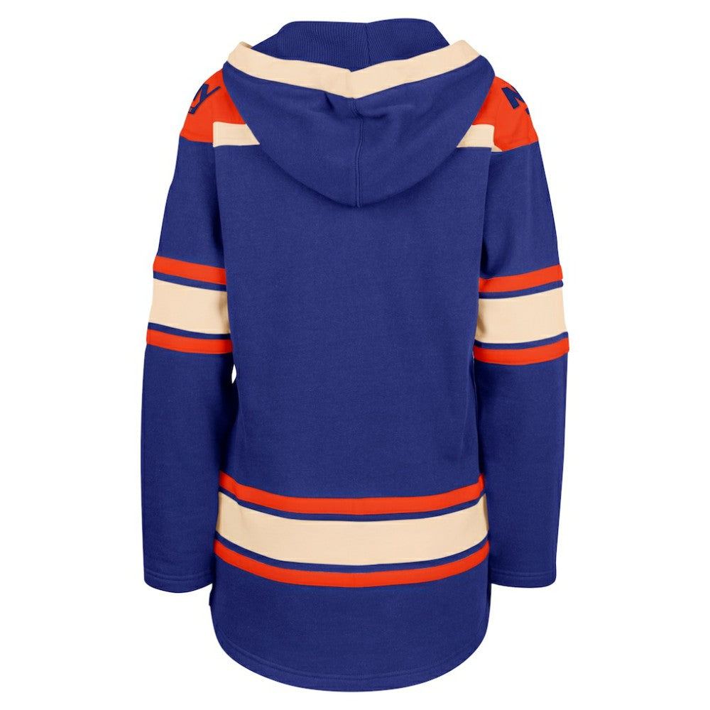 New York Islanders '47 Women's Superior Lacer Pullover Hoodie - Royal Hoodies
