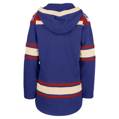 New York Rangers '47 Women's Superior Lacer Pullover Hoodie - Blue Hoodies