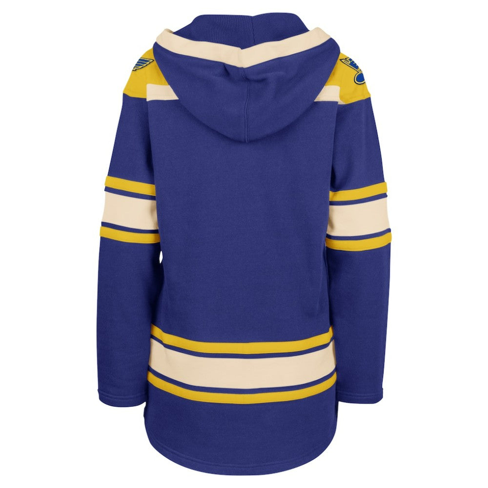 St. Louis Blues '47 Women's Superior Lacer Pullover Hoodie - Blue Hoodies