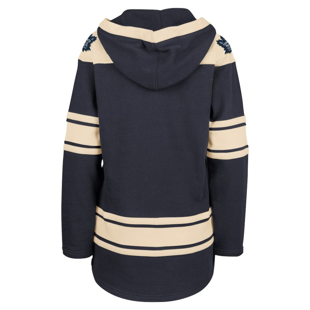 Toronto Maple Leafs '47 Women's Superior Lacer Pullover Hoodie - Navy Hoodies