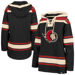 Ottawa Senators '47 Women's Superior Lacer Pullover Hoodie - Black Hoodies