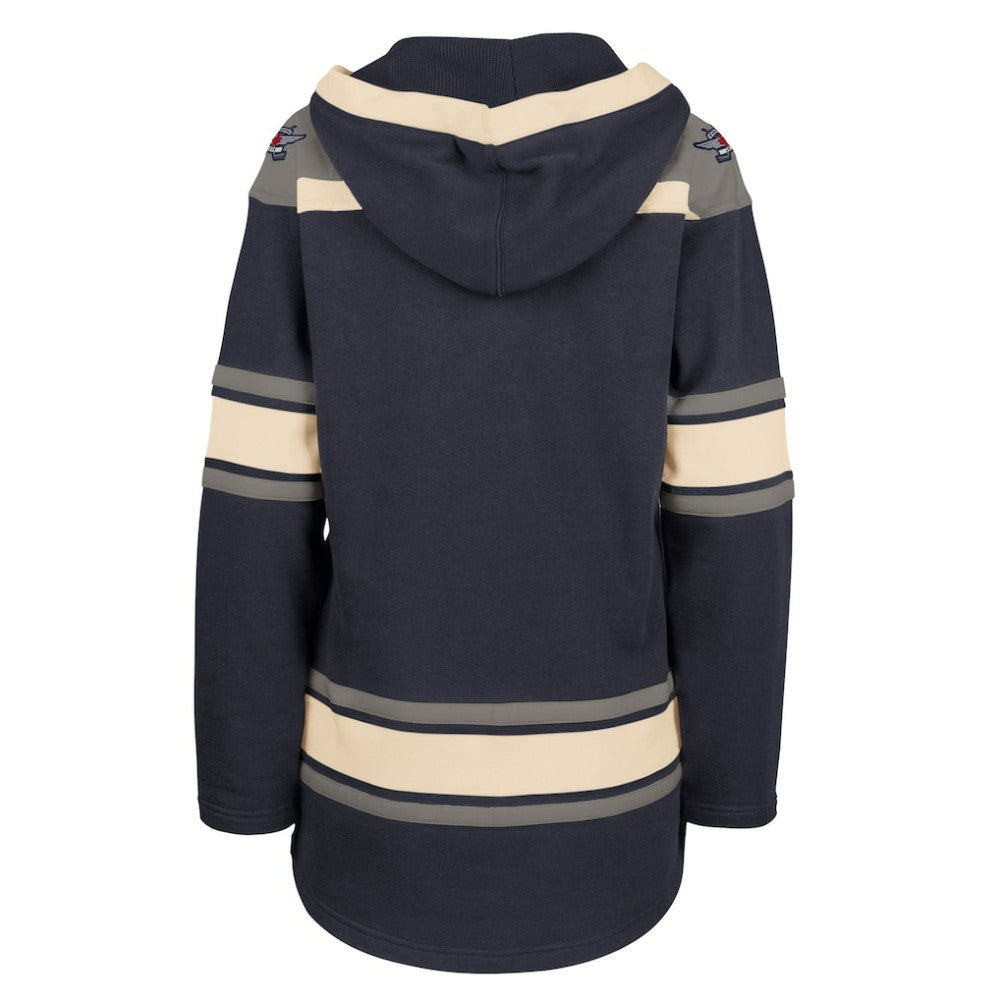 Winnipeg Jets '47 Women's Superior Lacer Pullover Hoodie - Navy Hoodies