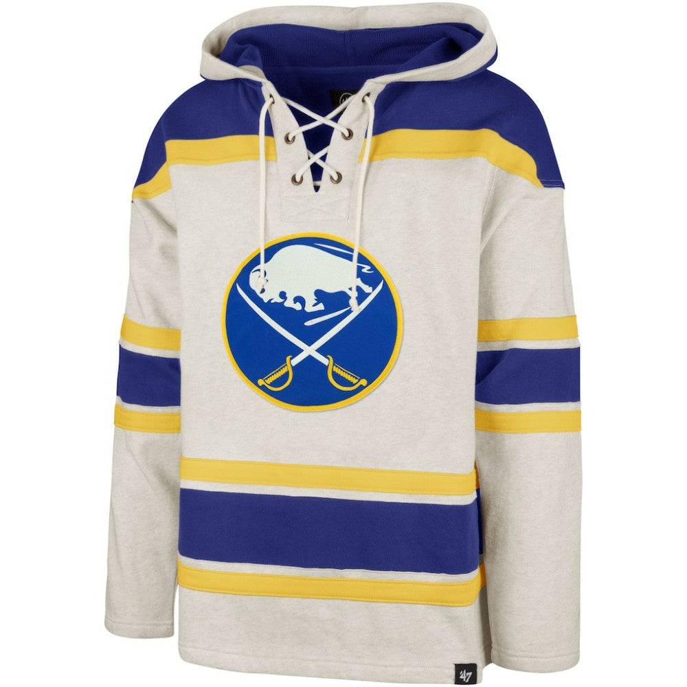 Buffalo Sabres '47 Rockaway Lacer Pullover Hoodie - Oatmeal Hoodies
