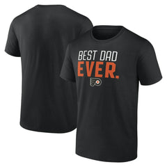 Philadelphia Flyers Best Dad Ever T-Shirt - Black T-shirts