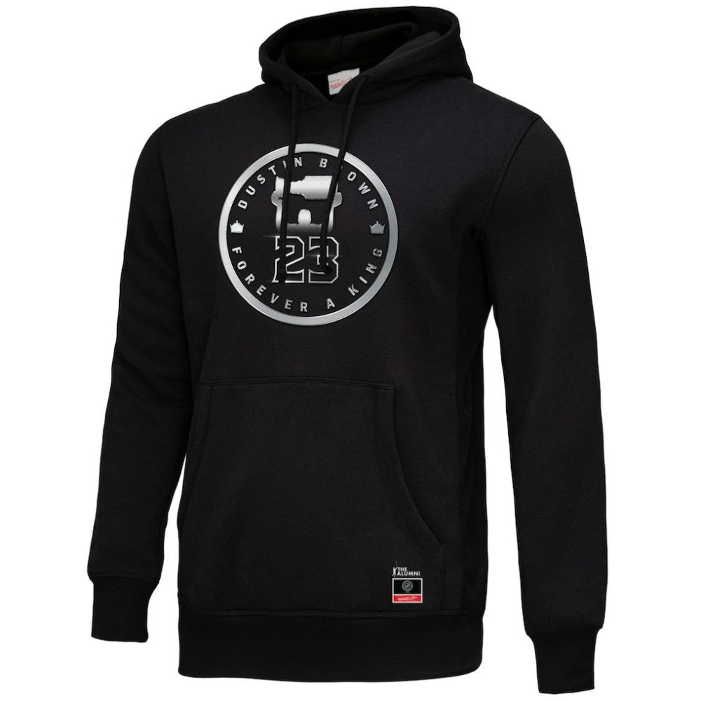 Dustin Brown Los Angeles Kings Mitchell & Ness Forever A King Pullover Hoodie - Black Hoodies