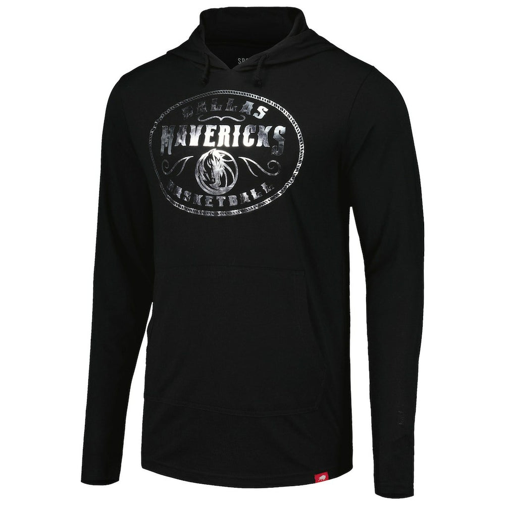 Dallas Mavericks Sportiqe Unisex Rowan Tri-Blend Long Sleeve Hoodie T-Shirt sale - Black shop
