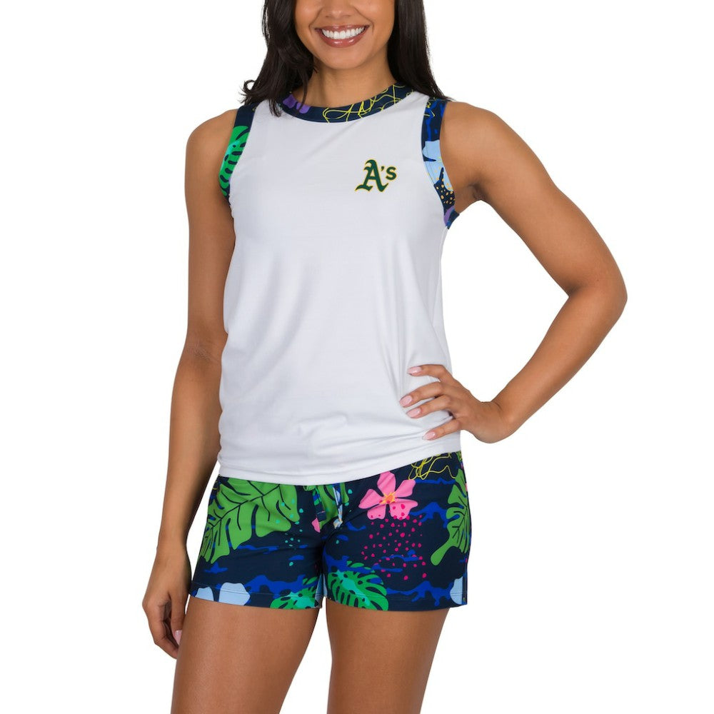 Athletics Concepts Sport Women's Roamer Knit Tank Top & Shorts Set White