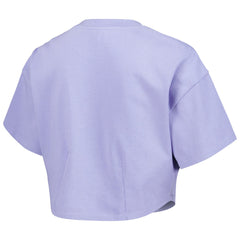 Los Angeles Lakers Lusso Women's Nola Faded Tonal Cropped T-Shirt - Purple cheap