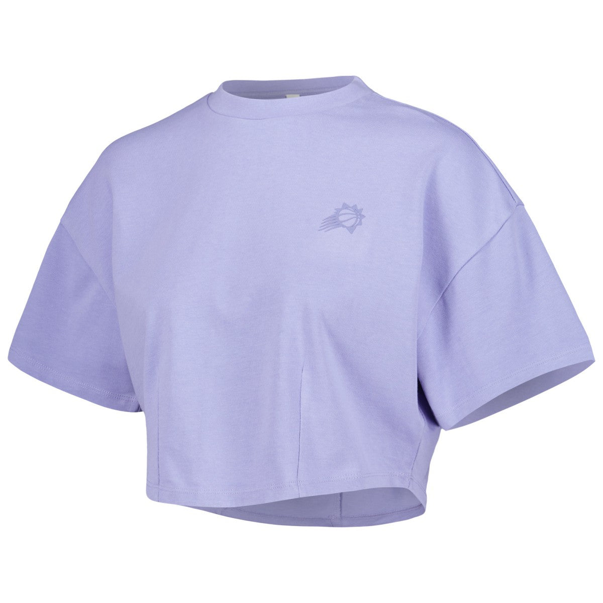 Phoenix Suns Lusso Women's Nola Faded Tonal Cropped T-Shirt - Purple on sale