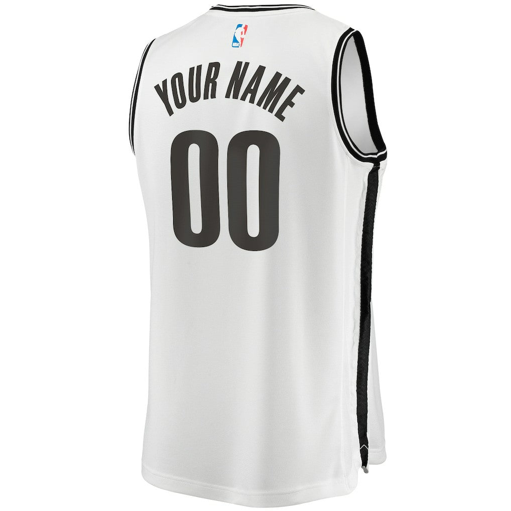 Brooklyn Nets Youth Fast Break Replica Custom Jersey - Association Edition - White online
