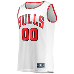 Chicago Bulls Youth Fast Break Replica Custom Jersey sale - Association Editi- White discount
