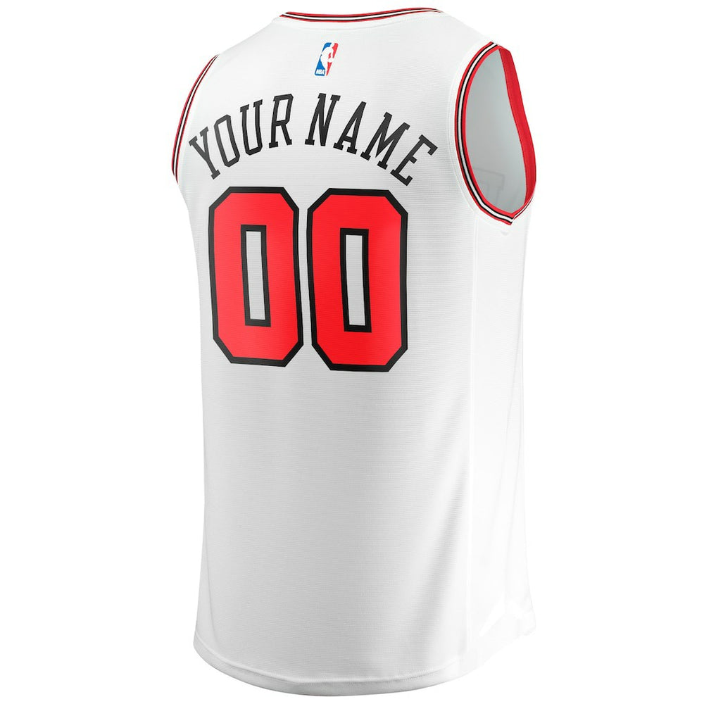 Chicago Bulls Youth Fast Break Replica Custom Jersey sale - Association Editi- White discount