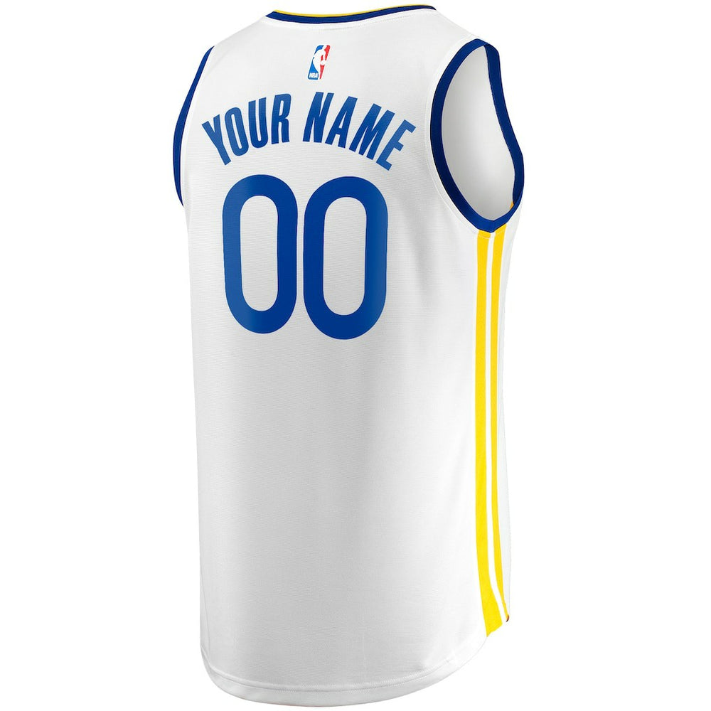 Golden State Warriors Youth Fast Break Replica Custom Jersey sale - Association Editi- White discount
