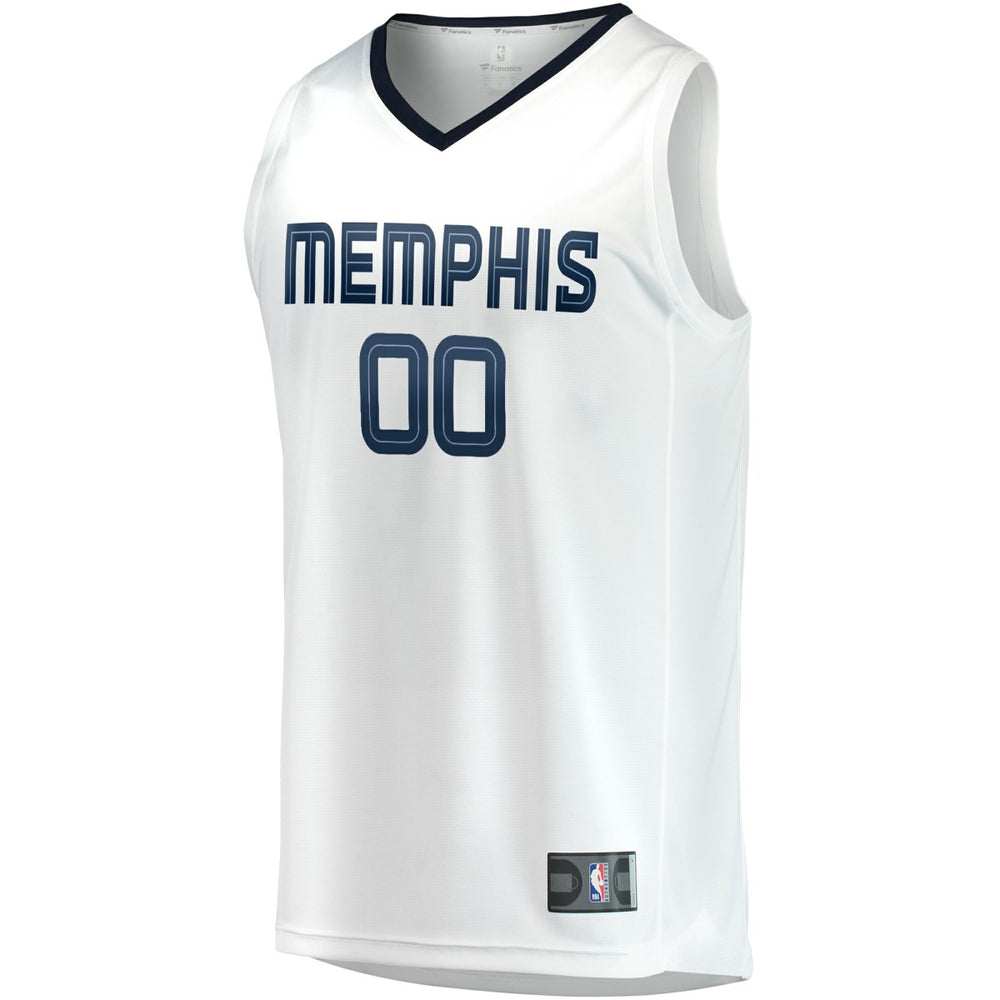 Memphis Grizzlies Youth Fast Break Replica Custom Jersey - Association Edition - White online