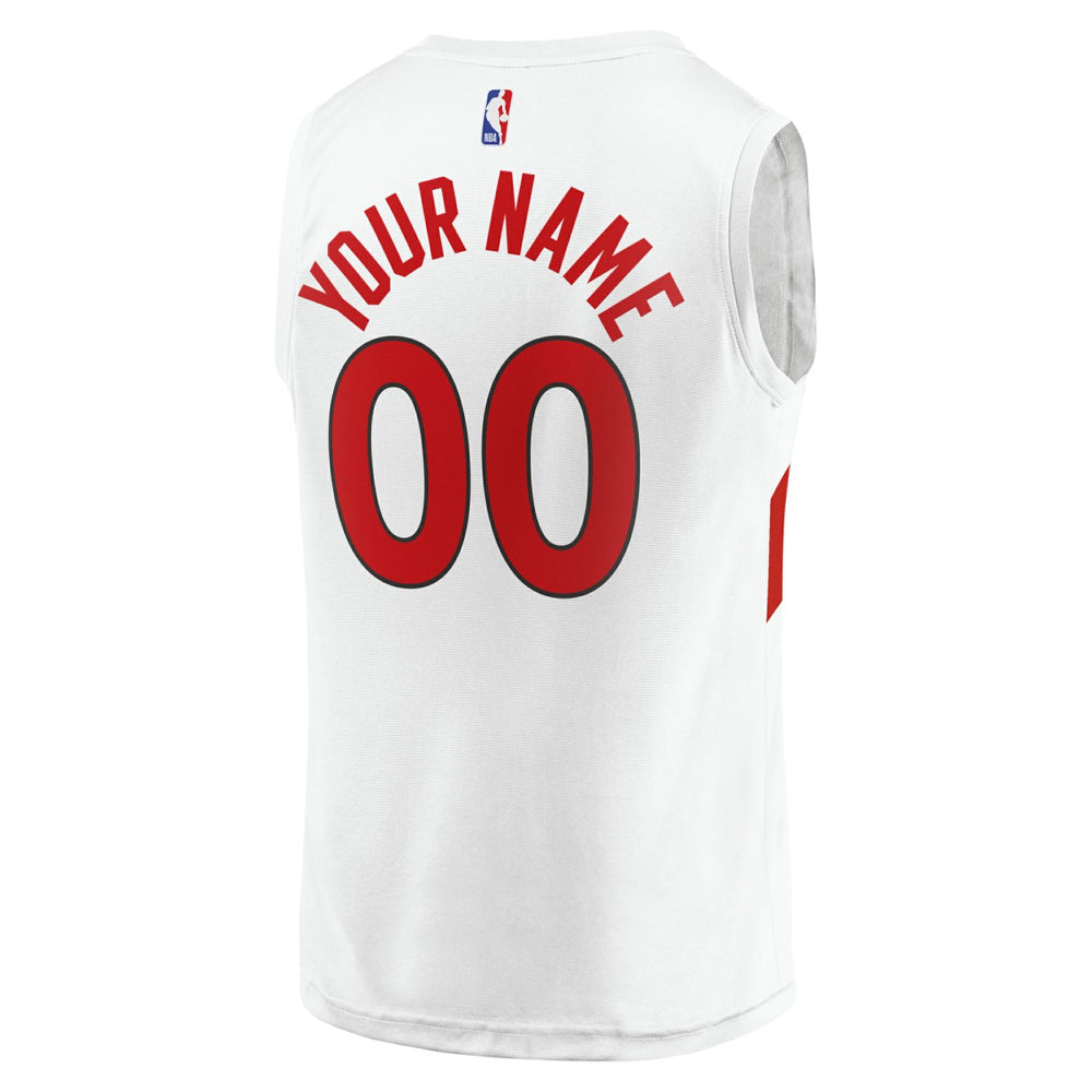 Toronto Raptors Youth Fast Break Replica Custom Jersey - Association Edition - White sale