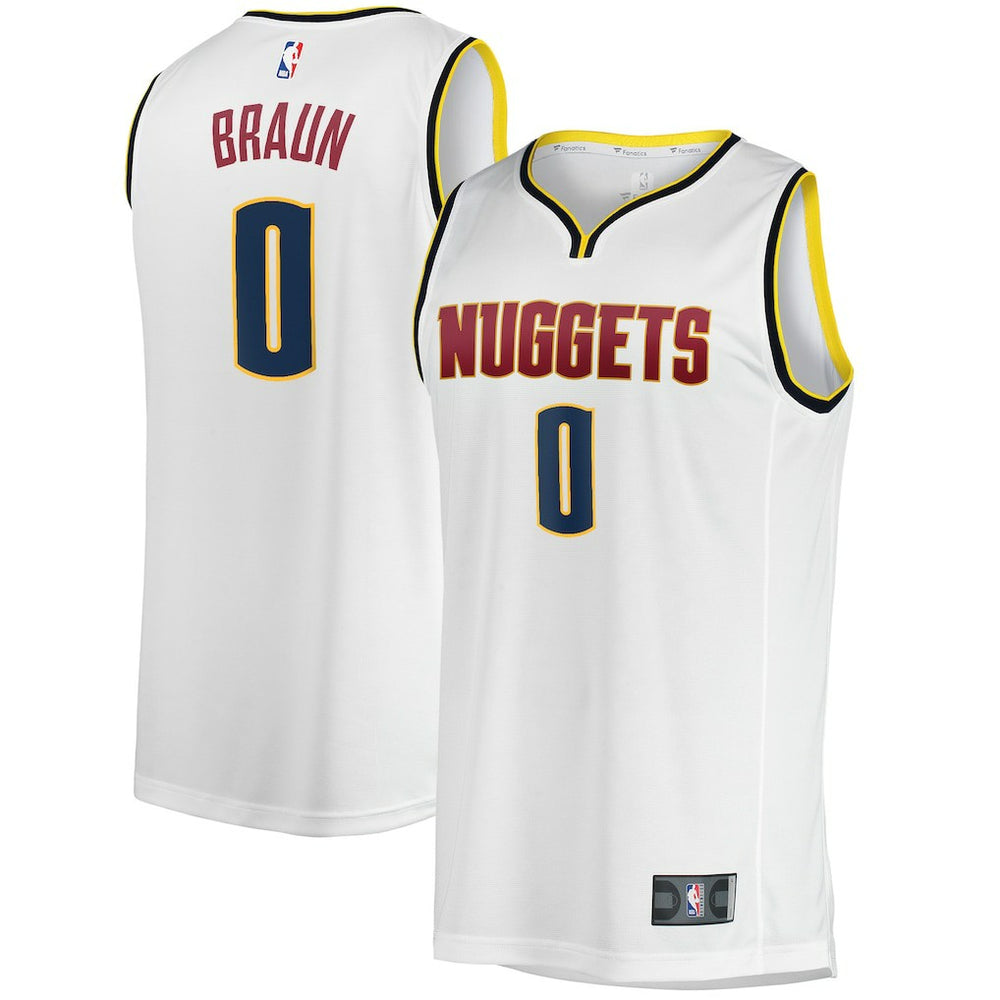 Christian Braun Denver Nuggets Fast Break Player Jersey sale - Association Editi- White online