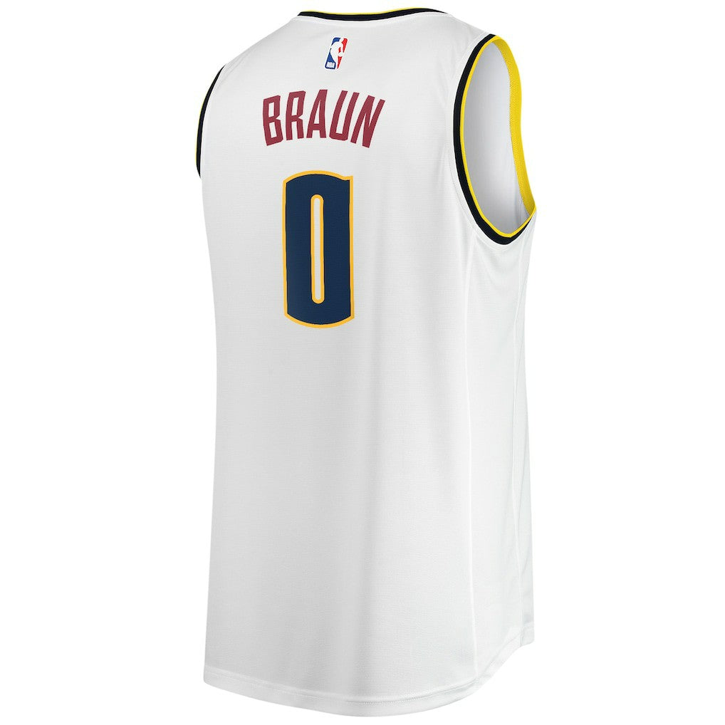 Christian Braun Denver Nuggets Fast Break Player Jersey sale - Association Editi- White online