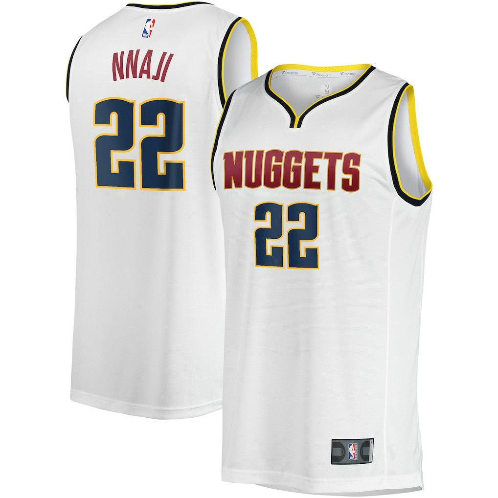 Zeke Nnaji Denver Nuggets Fast Break Player Jersey sale - Association Editi- White for sale