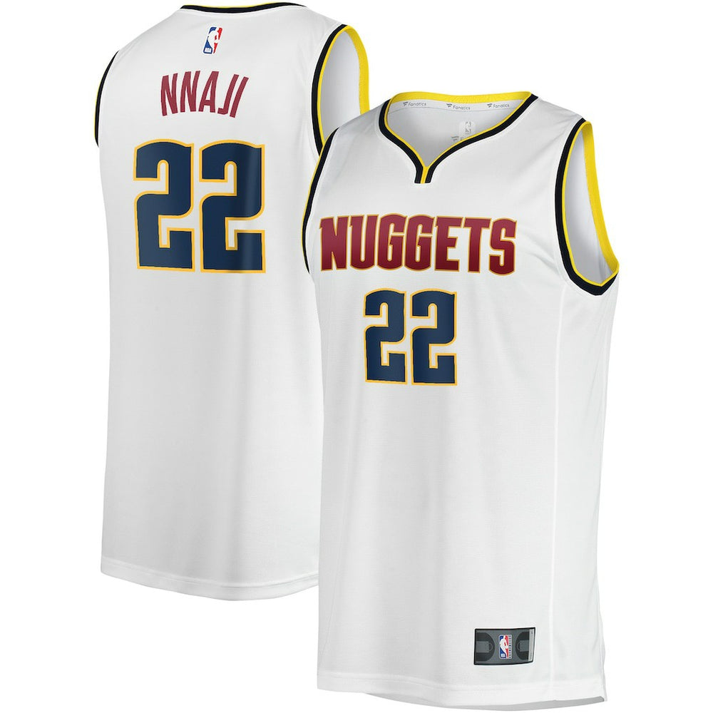 Zeke Nnaji Denver Nuggets Fast Break Player Jersey sale - Association Editi- White for sale