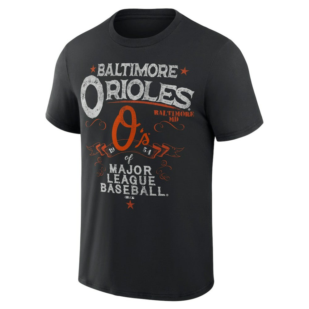 Baltimore Orioles Darius Rucker Collection Beach Splatter T-Shirt Black
