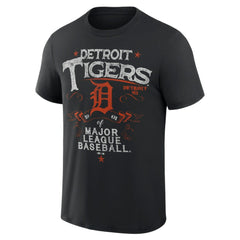 Detroit Tigers Darius Rucker Collection Beach Splatter T-Shirt Black