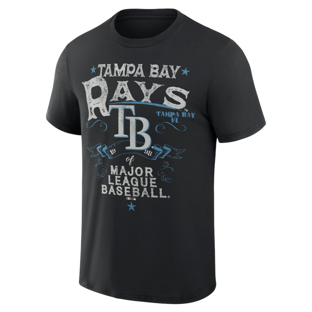 Tampa Bay Rays Darius Rucker Collection Beach Splatter T-Shirt Black