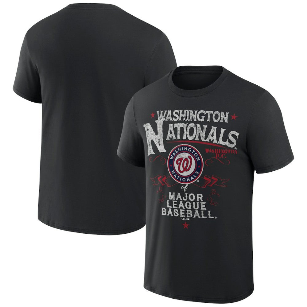 Washington Nationals Darius Rucker Collection Beach Splatter T-Shirt Black