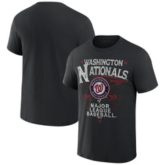 Washington Nationals Darius Rucker Collection Beach Splatter T-Shirt Black