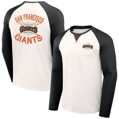 San Francisco Giants Darius Rucker Collection Team Color Raglan T-Shirt White/Black