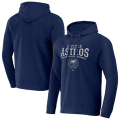 Houston Astros Darius Rucker Collection Waffle-Knit Raglan Pullover Hoodie Navy